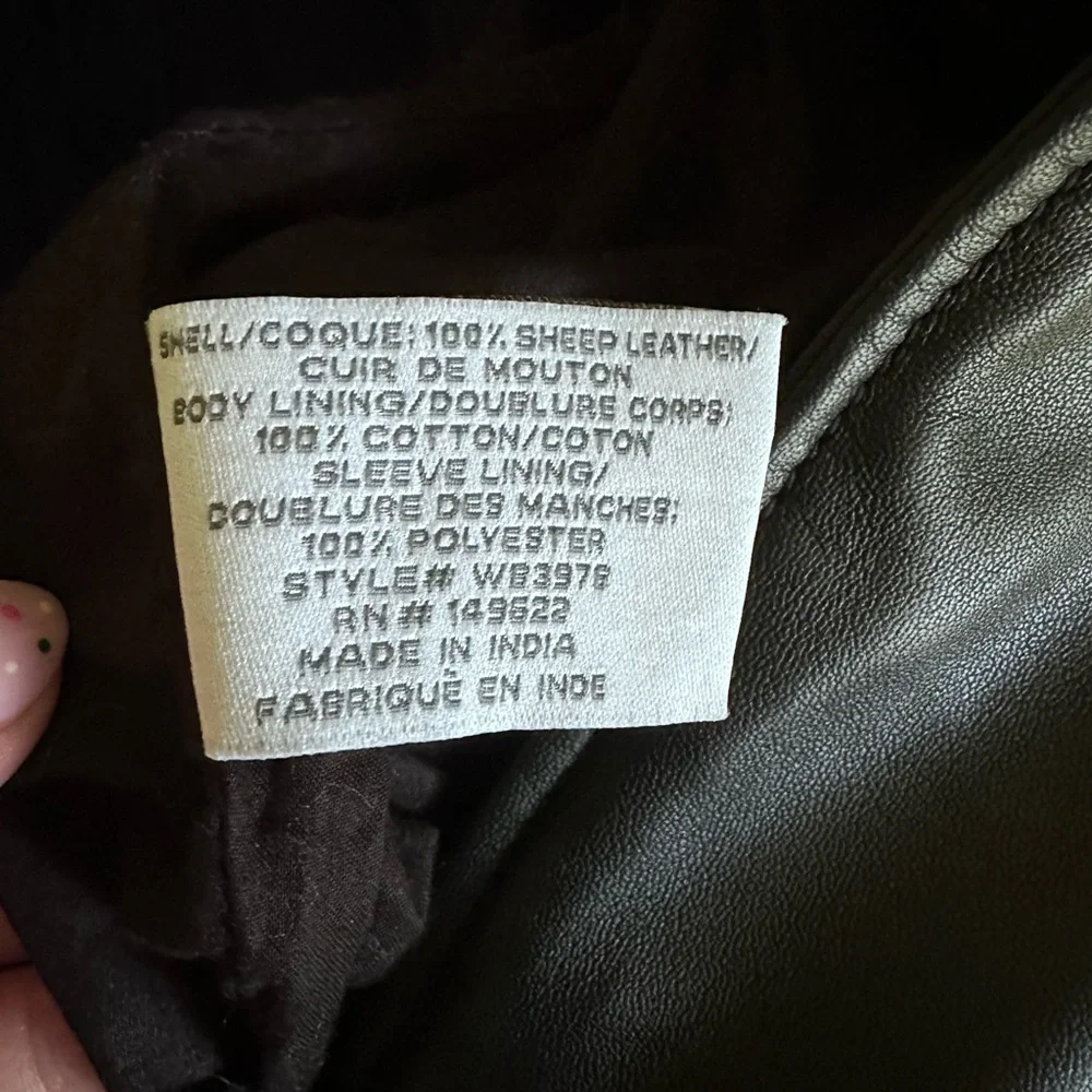 Walter Baker Liz Black Lamb Leather Moto Jacket with Silver Hardware